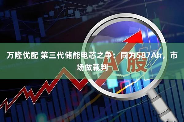 万隆优配 第三代储能电芯之争：同为587Ah，市场做裁判