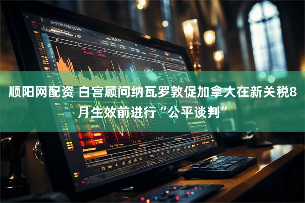 顺阳网配资 白宫顾问纳瓦罗敦促加拿大在新关税8月生效前进行“公平谈判”