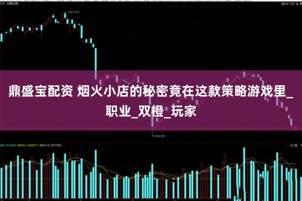 鼎盛宝配资 烟火小店的秘密竟在这款策略游戏里_职业_双橙_玩家