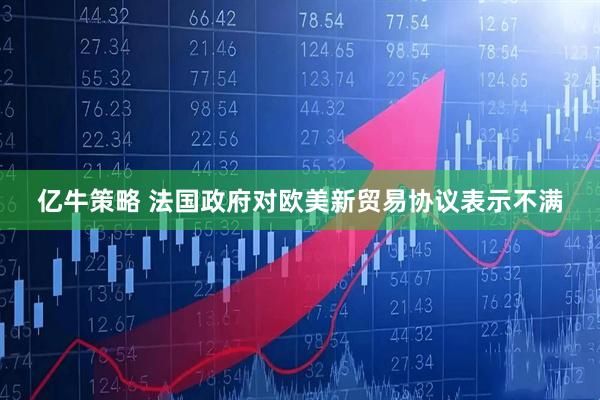 亿牛策略 法国政府对欧美新贸易协议表示不满