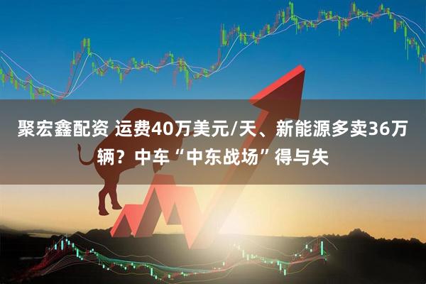 聚宏鑫配资 运费40万美元/天、新能源多卖36万辆？中车“中东战场”得与失
